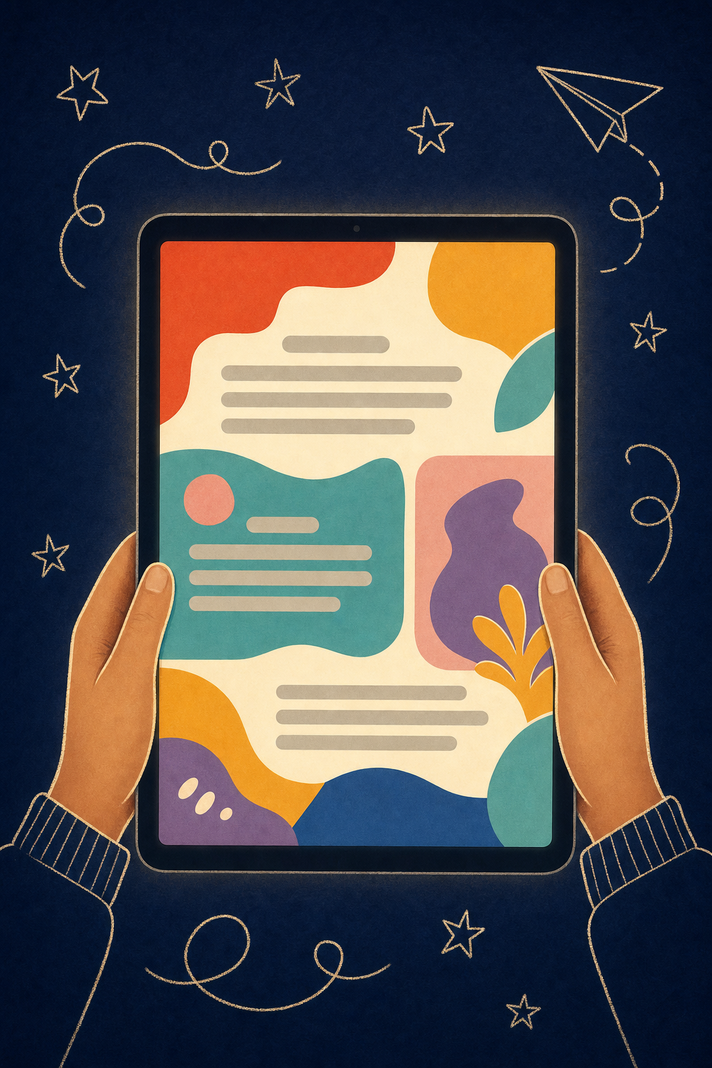 A Visual Companion page open on a tablet